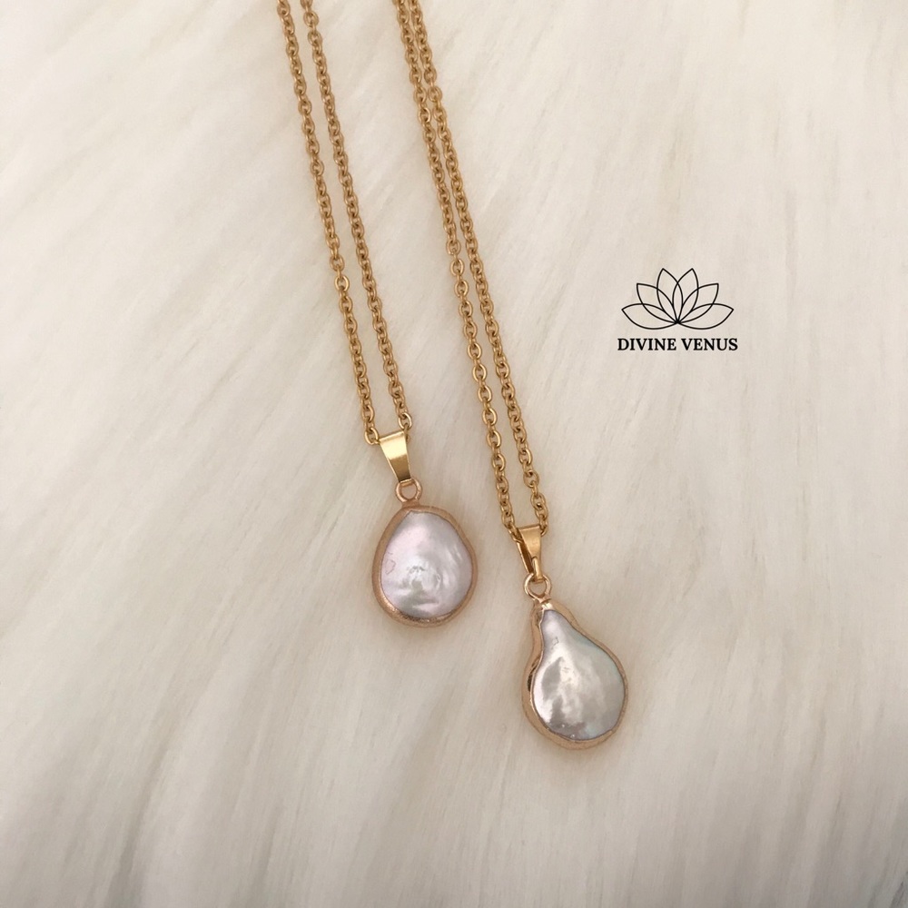 Natural Cultured Freshwater Pearl Necklace - Picture 8 of 8